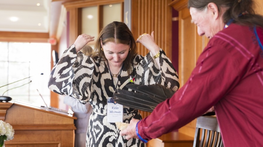 Kerry Prosper and Erin Morton 