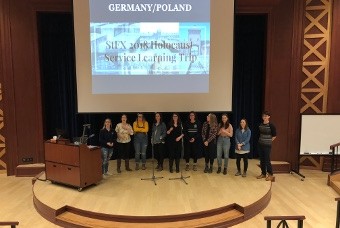 Students present in large hall