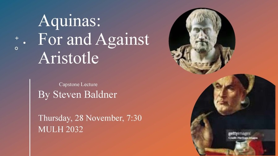 Steve Baldner Capstone Lecture 2024