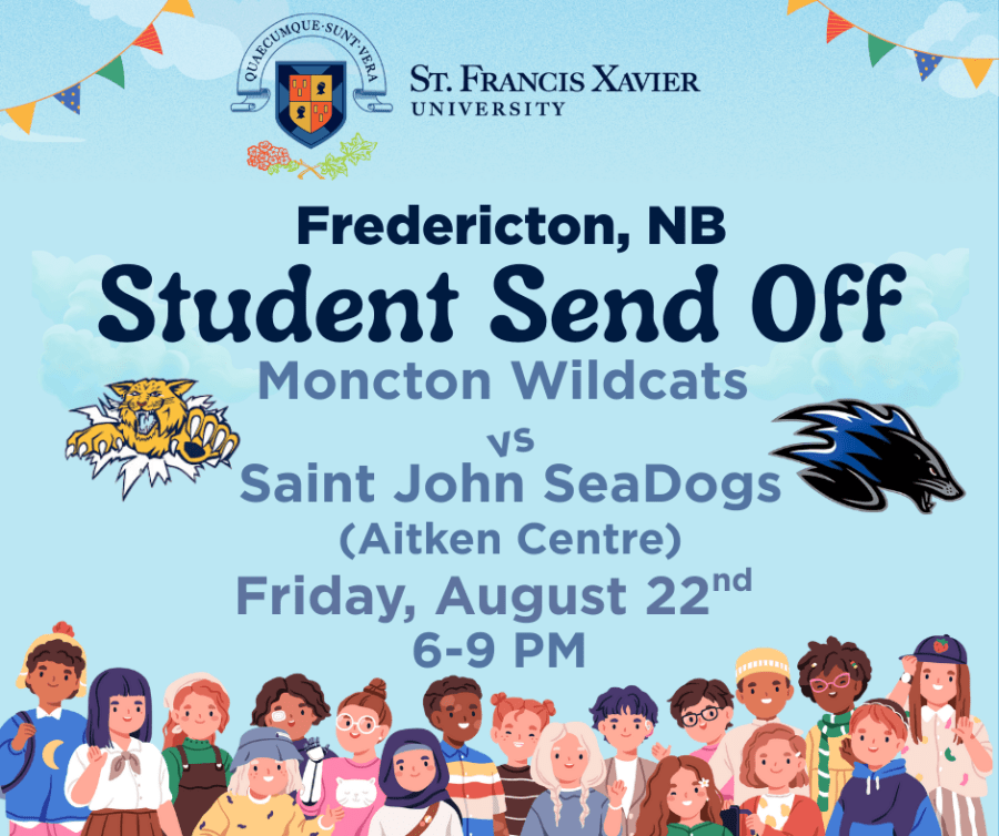 Fredericton Student Send Off poster