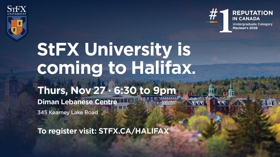 StFX Recruitment Halifax event poster