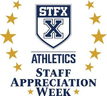 Graphic for StFX Athletics Staff Appreciation Week