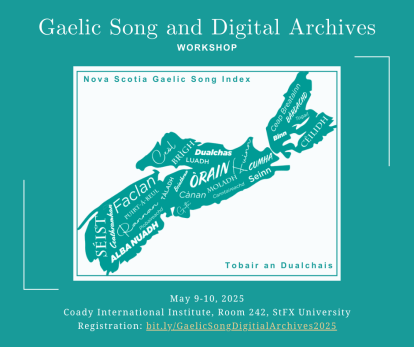 Gaelic Song &amp; Digital Archives Workshop