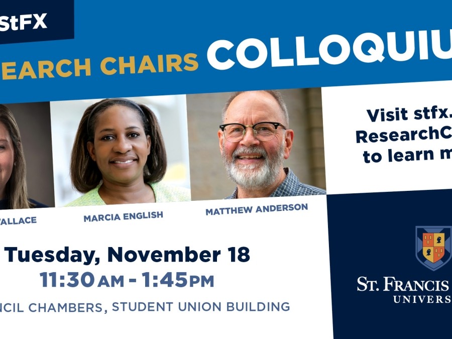 StFX Research Chairs Colloquium - Fall 2025